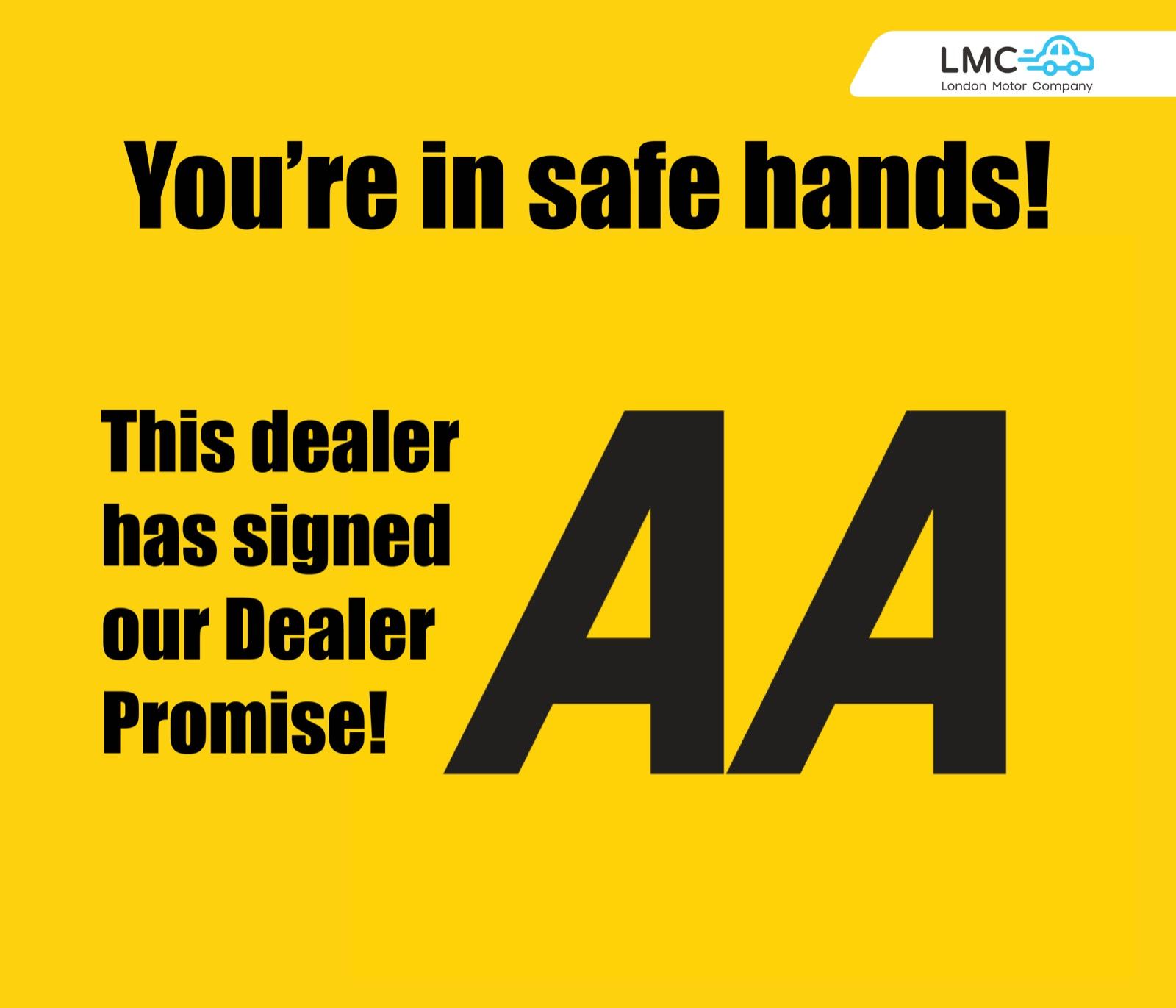 You're in safe hands — this dealer has signed the AA Dealer Promise